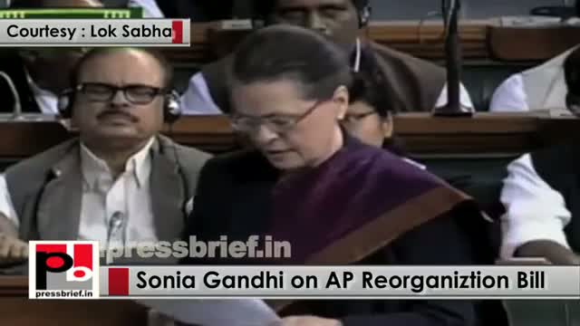 Watch In Lok Sabha, Sonia Gandhi accuses Modi government of Andhra Pradesh apathy Video