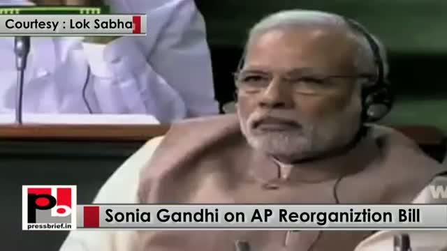 Watch Modi govt has done nothing for Andhra Pradesh: Sonia Gandhi tells in Lok Sabha Video