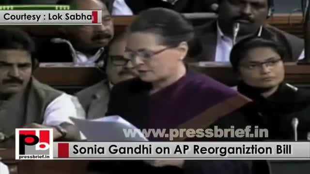 Watch Lok Sabha: Sonia Gandhi slams Modi government for ignoring Andhra Pradesh Video