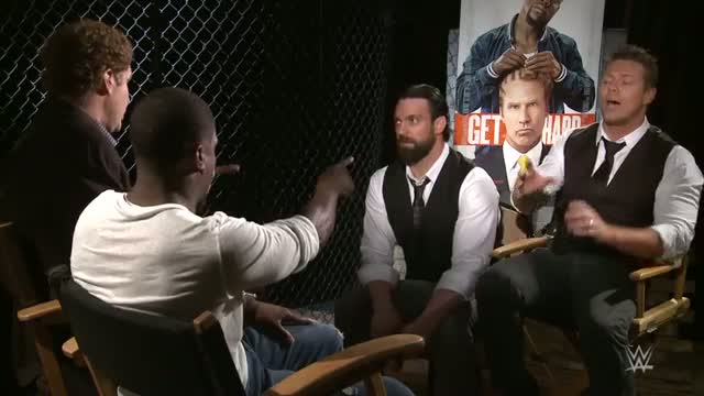 Watch Miz & Mizdow talks to Will Ferrell and Kevin Hart about their new film "Get Hard." Video