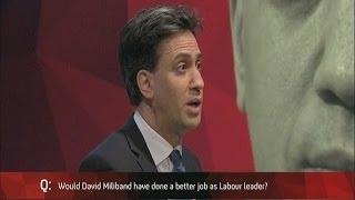 Watch Election TV debate: Ed Miliband admits damaged relationship with brother David Video