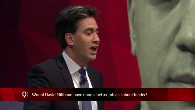 Watch Ed Miliband asked if his brother would do a better job Video