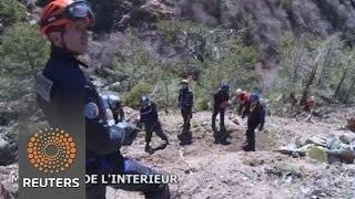 Watch First ground video from Germanwings plane crash site Video