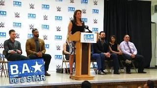 Watch Stephanie McMahon, The Miz and other Superstars & Divas spread the Be a STAR message: March 27, 2015 Video