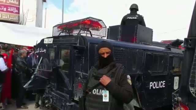 Watch Thousands March in Tunis Against Extremism  Video