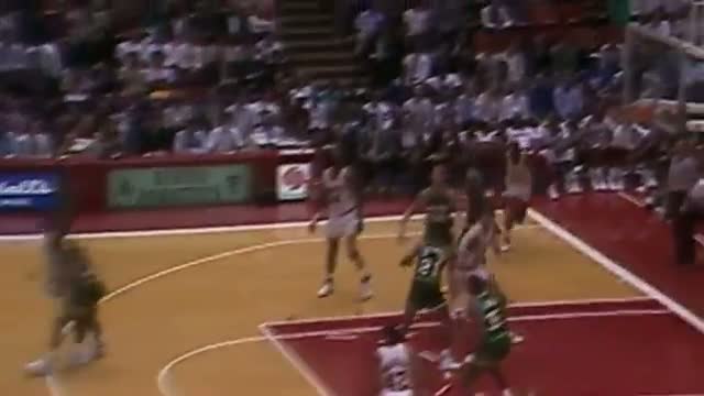Watch NBA: Hakeem Olajuwon's Historic Quadruple-Double: 29 Points/18 Boards/11 Blocks/10 Assists  Video