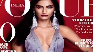 Watch Sonam Kapoor Hot Clevage On Magazine Cover 2015 Video