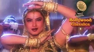 Watch Prem Hai Radha Prem Hai Meera - Qila (1998) - Sadhana Sargam Songs - Rekha Songs [Old is Gold] Video