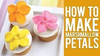 Watch How to Make a Marshmallow Flower Cupcake Topper Video