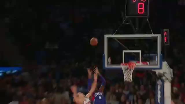 Watch NBA: Nerlens Noel Rises Over the Knicks to Throw Down the Oop Video