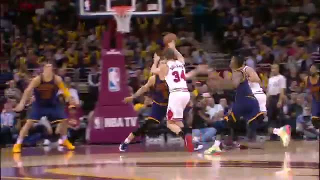 Watch NBA: Joakim Noah Drops the Poster Dunk on Mozgov Video