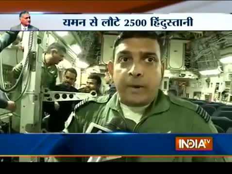 Watch How Narendra Modi government rescued 3500 Indians from war zone Yemen Video