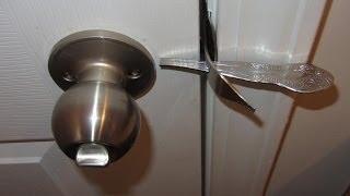 Watch DINNER FORK DOOR LOCK Video