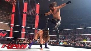 Watch Neville vs. Seth Rollins: WWE Raw, April 6, 2015 Video