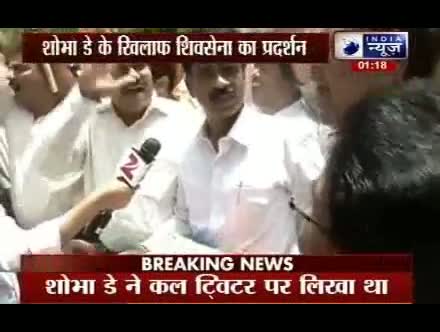 Watch Shiv Sena defends 'dadagiri' in attack against Shobha De Video