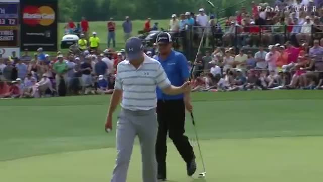 Watch Jordan Spieth's claims lead with 41-foot birdie at Shell Houston Open Video