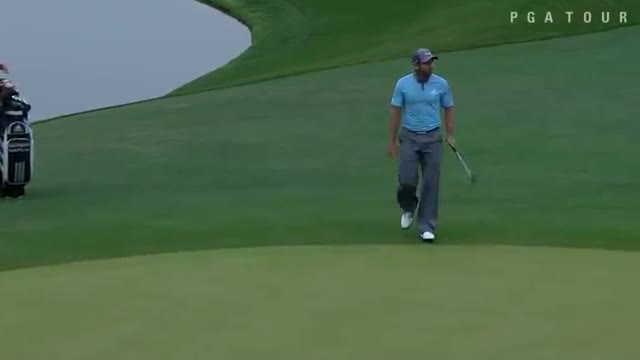 Watch Sergio Garcia holes out for eagle from 32 feet at Shell Houston Open Video