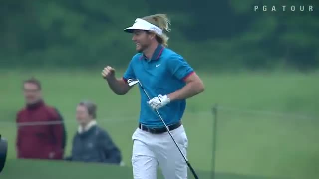 Watch Russell Henley's monster draw on No. 18 at Shell Video