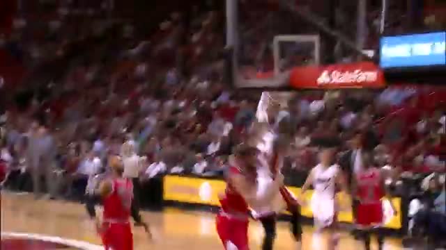Watch NBA: Chalmers Finds Ennis the Menace for the Jam Video