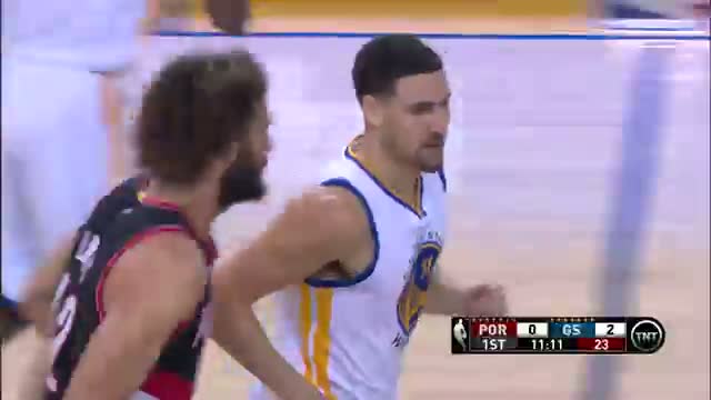 Watch NBA: Bogut Get's Nasty With One-Handed Alley-Oop Jam Video