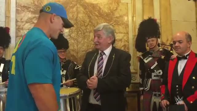 Watch John Cena honored by the city of Glasgow Video