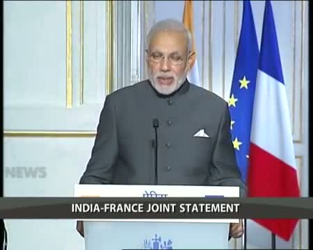 Watch PM in France: Joint Press statement Video