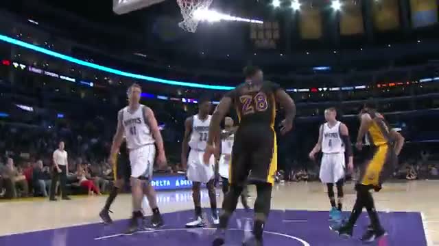Watch NBA: Tarik Black Punches Home the Alley-Oop Video