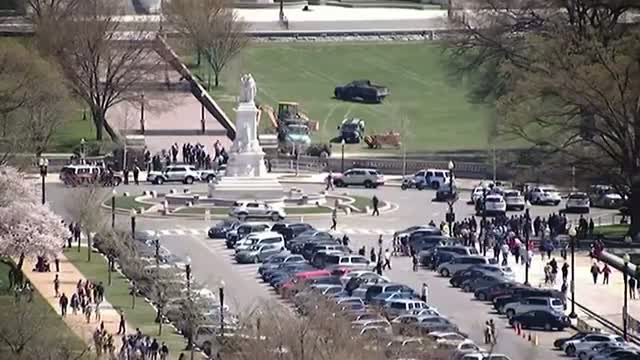 Watch US Capitol on Lockdown After Shots Fired  Video