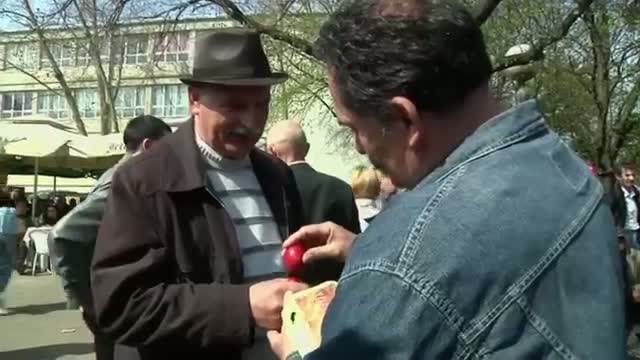Watch Serbia Egg Cracking Festival Marks Easter  Video