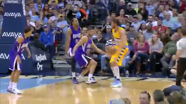 Watch NBA: Gallinari Completes Sweet No-Look Dime Video