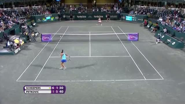 Watch Andrea Petkovic 2015 Family Circle Cup Hot Shot  Video