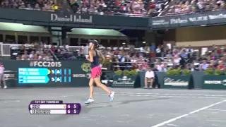 Watch Sania Mirza & Martina Hingis 2015 Family Circle Cup Hot Shot  Video