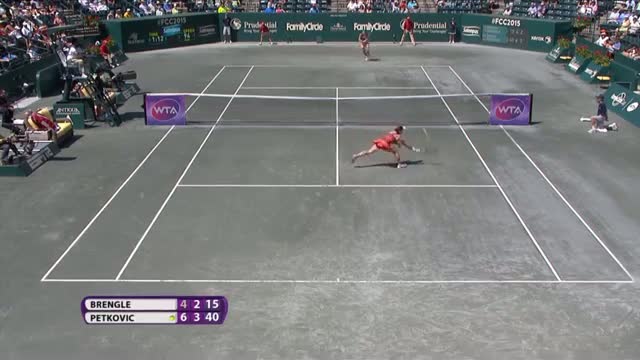 Watch Andrea Petkovic 2015 Family Circle Cup Hot Shot - Video Video