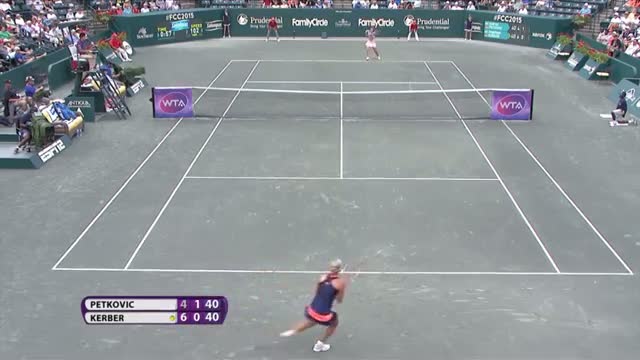 Watch Angelique Kerber 2015 Family Circle Cup Hot Shot  Video