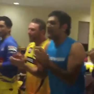 Watch We are fucking Chennai - CSK family sings for Chennai Video