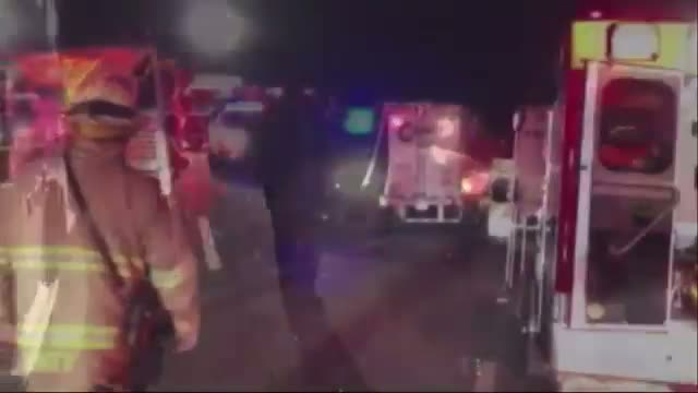 Watch 19 Injured After Bus Crash on Ind. Highway Video