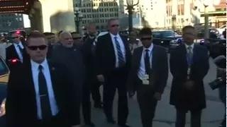 Watch PM in Canada: Arrives at Hotel in Ottawa Video