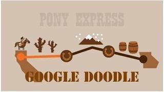 Watch Pony Express: When was the first mail delivered via the pony express - Google Doodle Video
