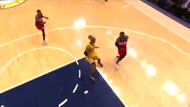 Watch NBA: John Wall's Steal and Flashy Dime to Beal  Video