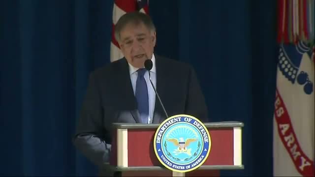 Watch Panetta Returns to Pentagon With His Dog, Bravo  Video