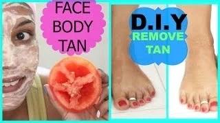 Watch How To Remove Sun TAN From BODY,FACE FAST,SKIN Lightening Remedy Naturally Video