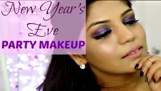 Watch New Year's Eve Party Makeup Tutorial Purple Eye Makeup Video