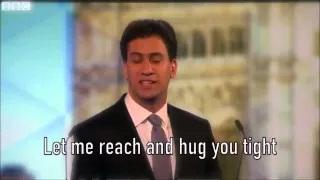Watch Russell Brand as Ed Miliband as Barry White 2015 Election Video