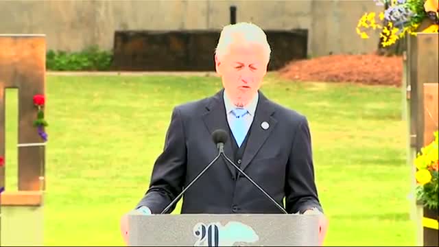 Watch Former President Clinton Marks Okla. Bombing  Video