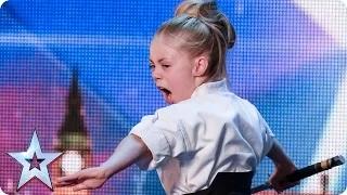 Watch Britain's Got Talent 2015 - Don't mess with karate kid Jesse | Audition Week 2 Video