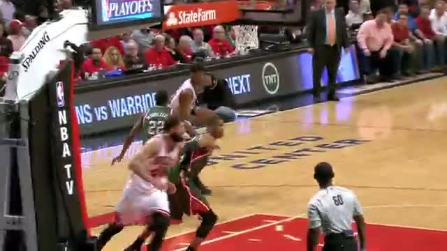 Watch NBA: Jimmy Butler Overpowers Pachulia for Two-Handed Jam  Video