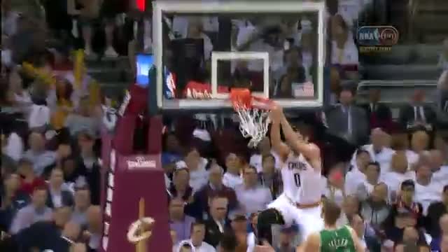 Watch NBA: Kevin Love Throws Down the Oop in Reverse Video