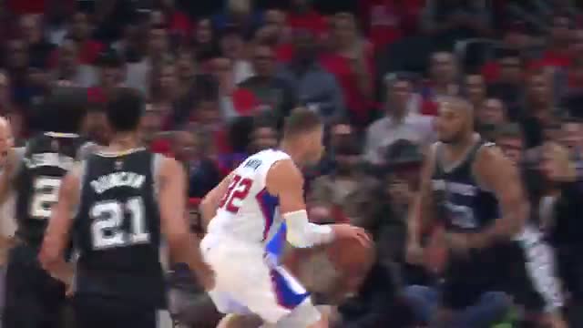 Watch NBA: Blake Griffin Blows By Boris Diaw for the Smash  Video