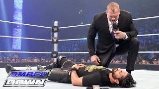 Watch Kane demands that Seth Rollins lie down for him: WWE SmackDown, April 23, 2015 Video