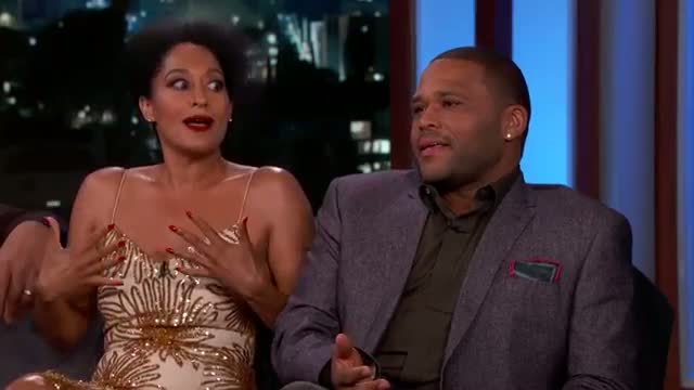 Watch Anthony Anderson Accused Tracee Ellis Ross of Farting on Stage Video